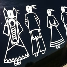 Load image into Gallery viewer, Close-up View of Decals on Glass