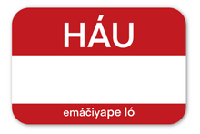 Load image into Gallery viewer, Háu/Háŋ | Hello (Various Dialects) - Vinyl Sticker