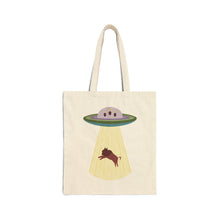 Load image into Gallery viewer, Tȟatȟáŋka Owíčhayuspapi | They Captured Buffalo - Cotton Canvas Tote Bag

