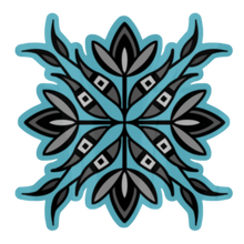 Load image into Gallery viewer, Wanáȟča Tópa | Four Flowers  - Vinyl Sticker
