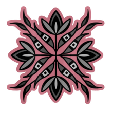 Load image into Gallery viewer, Wanáȟča Tópa | Four Flowers  - Vinyl Sticker
