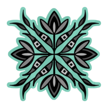 Load image into Gallery viewer, Wanáȟča Tópa | Four Flowers  - Vinyl Sticker
