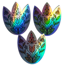 Load image into Gallery viewer, Wanáȟča Seasons | Season Flowers  - Holographic Sticker
