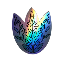 Load image into Gallery viewer, Wanáȟča Seasons | Season Flowers  - Holographic Sticker
