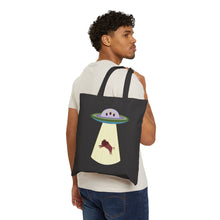 Load image into Gallery viewer, Tȟatȟáŋka Owíčhayuspapi | They Captured Buffalo - Cotton Canvas Tote Bag

