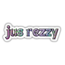 Load image into Gallery viewer, jus rezzy - Glitter Sticker
