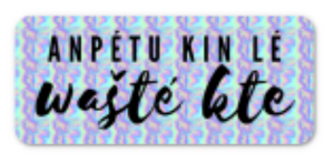 Anpetu Kin De/Le Waste Kte | Today Will Be A Good Day - Holographic Sticker