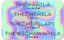 Load image into Gallery viewer, I Love - Holographic Sticker
