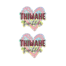 Load image into Gallery viewer, Thiwáhe Thewákiȟida/Thewákiȟila | I Love My Family - Glitter Sticker
