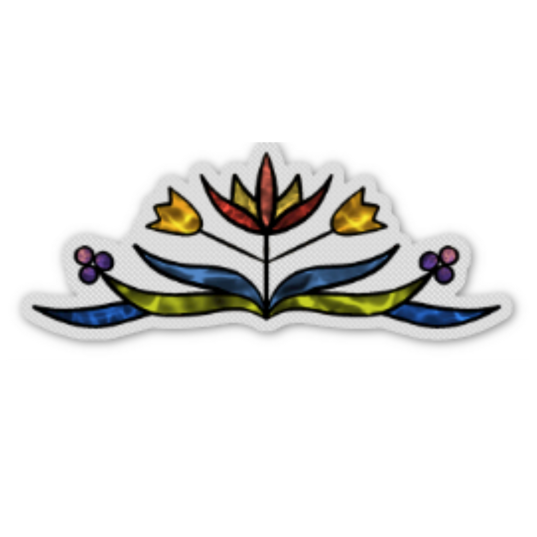 Wanáȟča Stained Glass - Clear Sticker