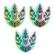 Load image into Gallery viewer, Wanáȟča Seasons | Season Flowers  - Holographic Sticker

