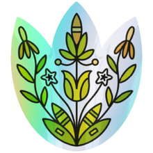 Load image into Gallery viewer, Wanáȟča Seasons | Season Flowers  - Holographic Sticker

