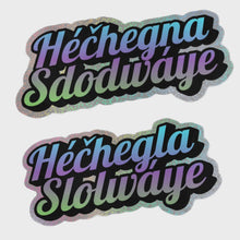 Load and play video in Gallery viewer, Héčhegna Sdodwáye / Héčhegla Slolwáye | That’s All I Know - Pixie Dust Sticker
