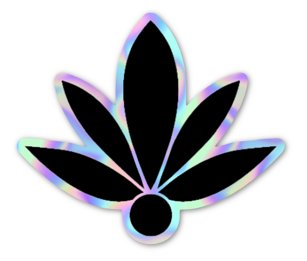 Wanáȟča | Flower - Holographic Sticker