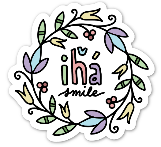 Iha | Smile - Vinyl Sticker