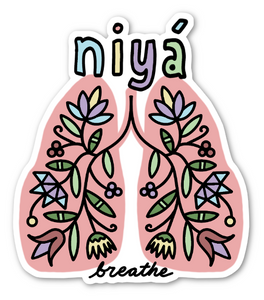 Niyá | Breathe - Vinyl Sticker