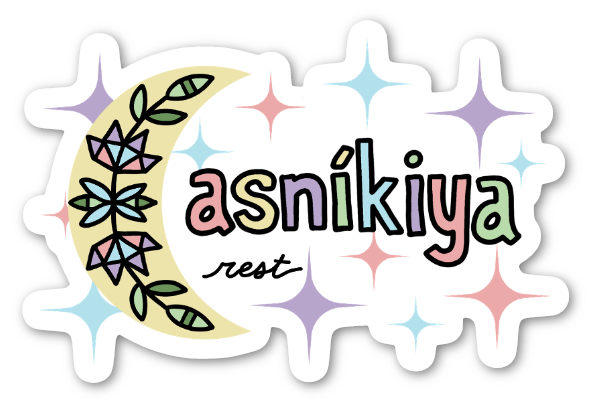 Asnikiya | Rest - Vinyl Sticker