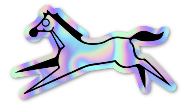 Šúŋkawakȟaŋ | Horse - Holographic Sticker