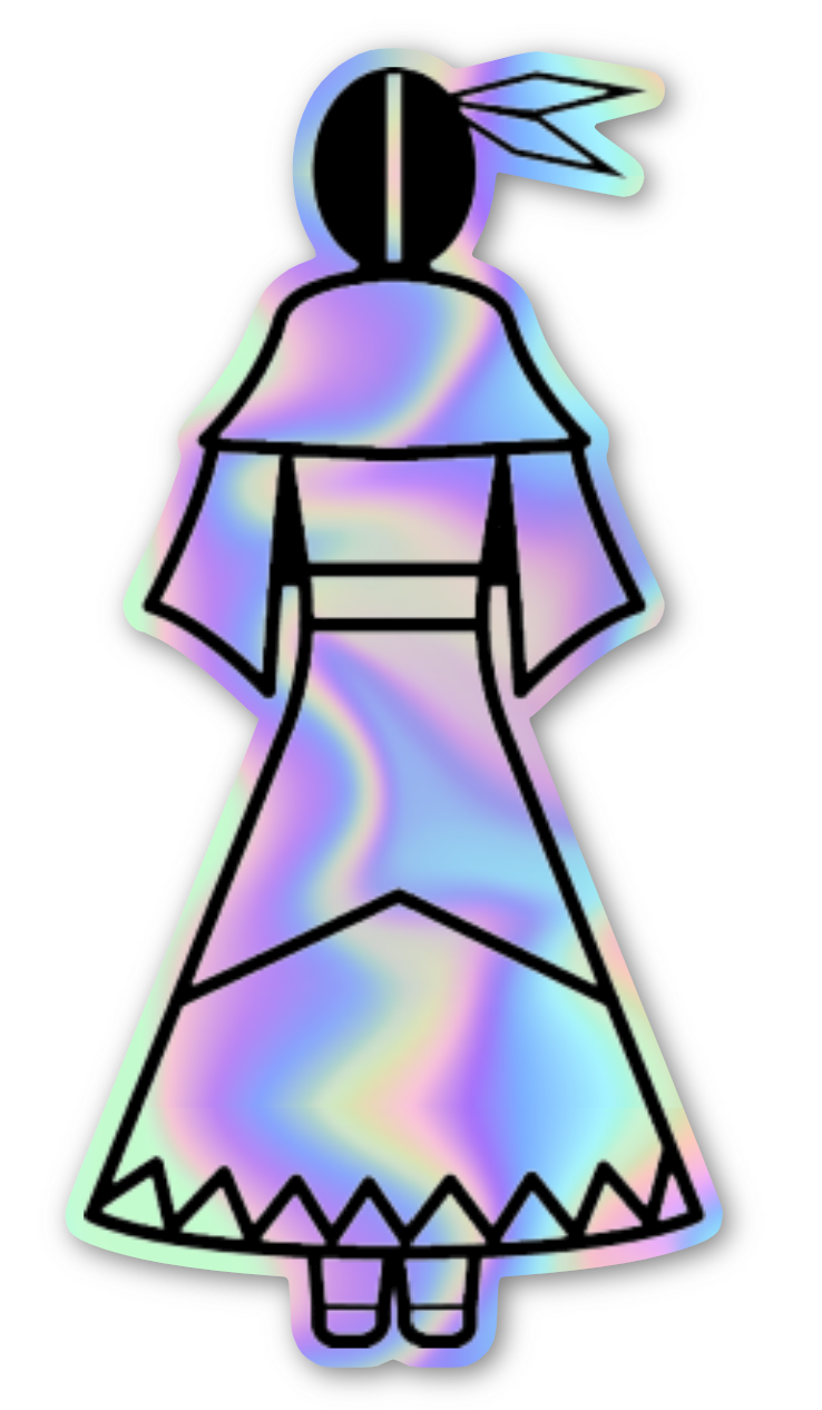 Wíŋyaŋ | Woman - Holographic Sticker